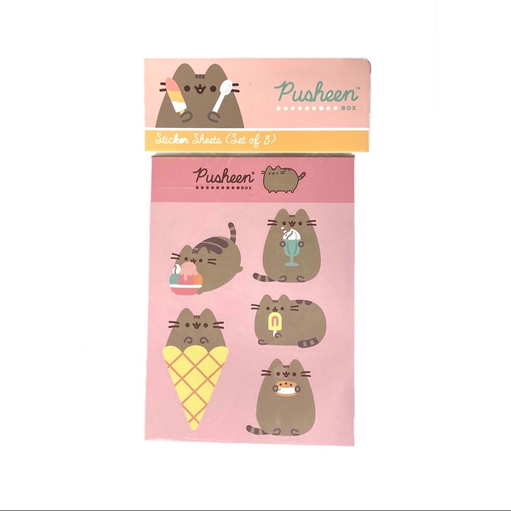 Pusheen | Ice Cream Stickers - from 2021 Summer Box
